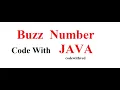 Buzz Number program to check Buzz number or not java program buzz number code with ved