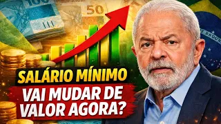 SALÁRIO MÍNIMO VAI AUMENTAR DE NOVO? LULA DIZ QUE SALÁRIO MÍNIMO DE R$1621 É BAIXO E PRVÊ REAJUSTE