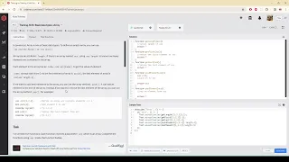 Codewars Kata Training Training JS Basic data types--Array