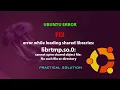 UBUNTU FIX error while loading shared libraries librtmp so 0