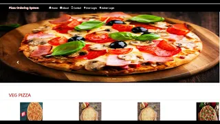 Online Pizza Ordering System Python Django Project