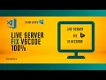 Vscode Live Server Not Working
