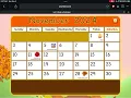 Starfall Daily Calendar - November 3 2024