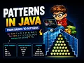 Java Pattern Programs - Complete Guide to Star Patterns Beginner Friendly DAY 6 part1