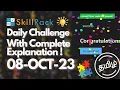 SKILLRACK DAILY CHALLENGE 08-OCT-23 Explanation in TAMIL SIMPLE LOGIC PROGRAM ID - 9474