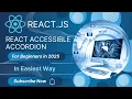 How to Create a React Accordion Step-by-Step Tutorial for Beginners Responsive Design