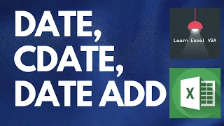 Excel VBA - Using Date CDate DateAdd function