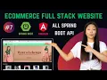 Full Stack Ecommerce Project Using Spring Boot And Angular MySql Spring Security Jwt