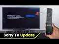 Sony tv ko update kaise kare how to update Sony Bravia tv Sony tv software update
