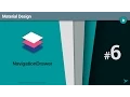 Material Design 6 NavigationDrawer