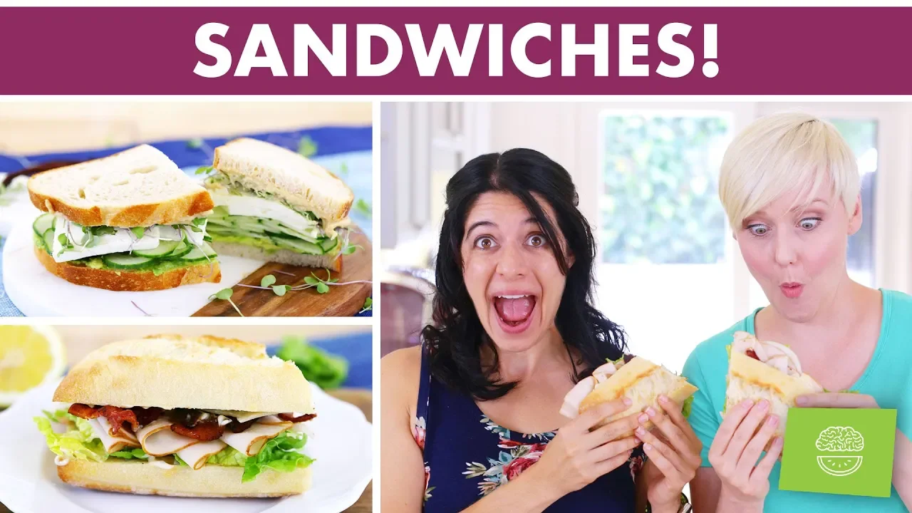 Cold Lunch Sandwich Ideas with The Domestic Geek!   3 Healthy Sandwich Recipes