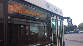 MTA Bus Company 2012 New Flyer C40LF 528 on Q26 from 46th Pkwy to Main Av