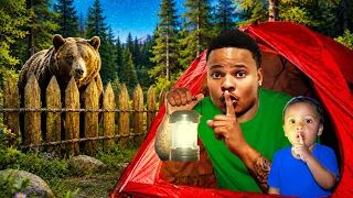 Surviving In A Tent Overnight With My Family…