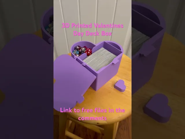 Heart Deck Box.3mf video thumbnail
