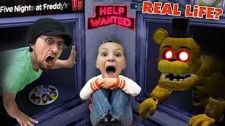 five nights at freddys help wanted part 1 fgteev real life 