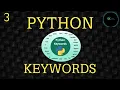 Python keywords Lec-3