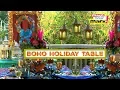 How to Boho Holiday Tablescape Ideas