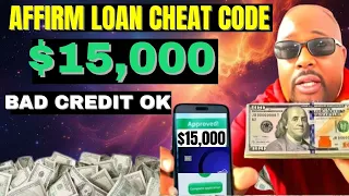 This 15 000 AFFIRM Loan Hack Instantly Approves Anyone with Bad Credit Soft Pull Preapproval