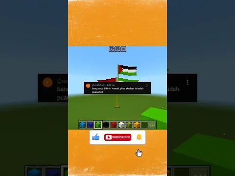 membuat bendera Kuwait terkeren #minecraft #kuwait #tranding #shortvideo #shorts #fyp #ramadan2026