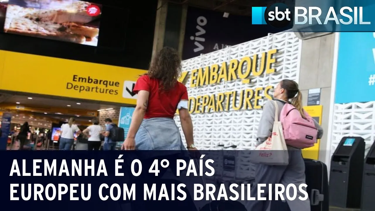 Alemanha é o quarto país europeu com maior número de brasileiros | SBT Brasil (02/01/24)