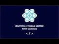 Toggle button with useState