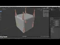 How to make the equivalent of a 9-slice for a 3D mesh Unity and Blender