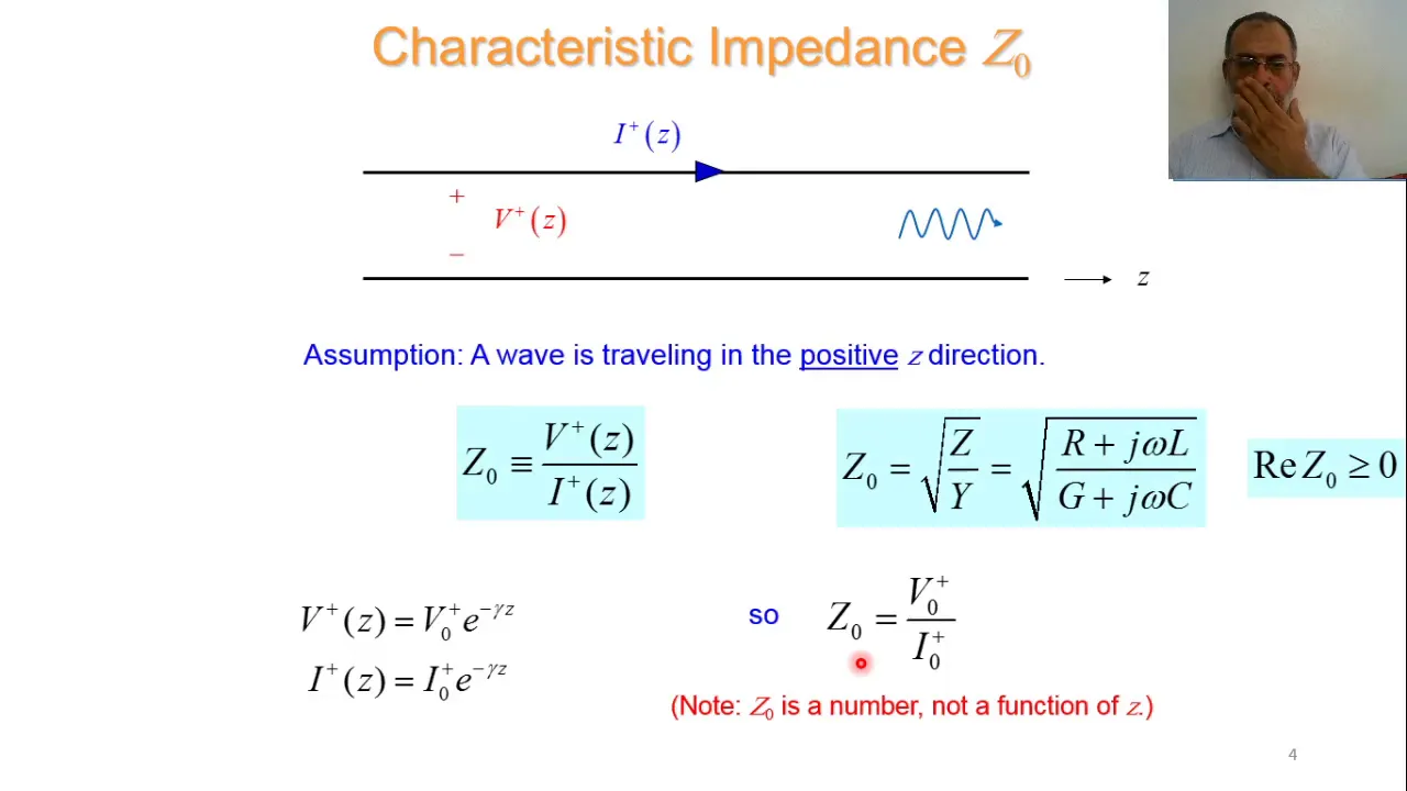 Microwave Ch02e: Characteristic Impedance of TL