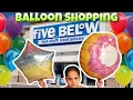 Five Below Balloon Shopping Pick Your Balloon And They Inflate with Helium