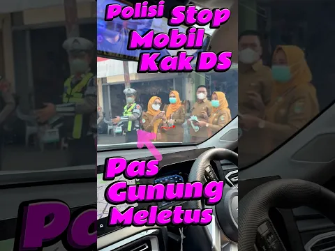 Polisi stop Mobil kak DS pas Gunung Meletus #comedy #minivlog #anakdesa #gunung #polisi