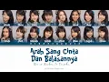 Download Lagu JKT48 Team T - Arah Sang Cinta Dan Balasannya | Color Coded Lyrics