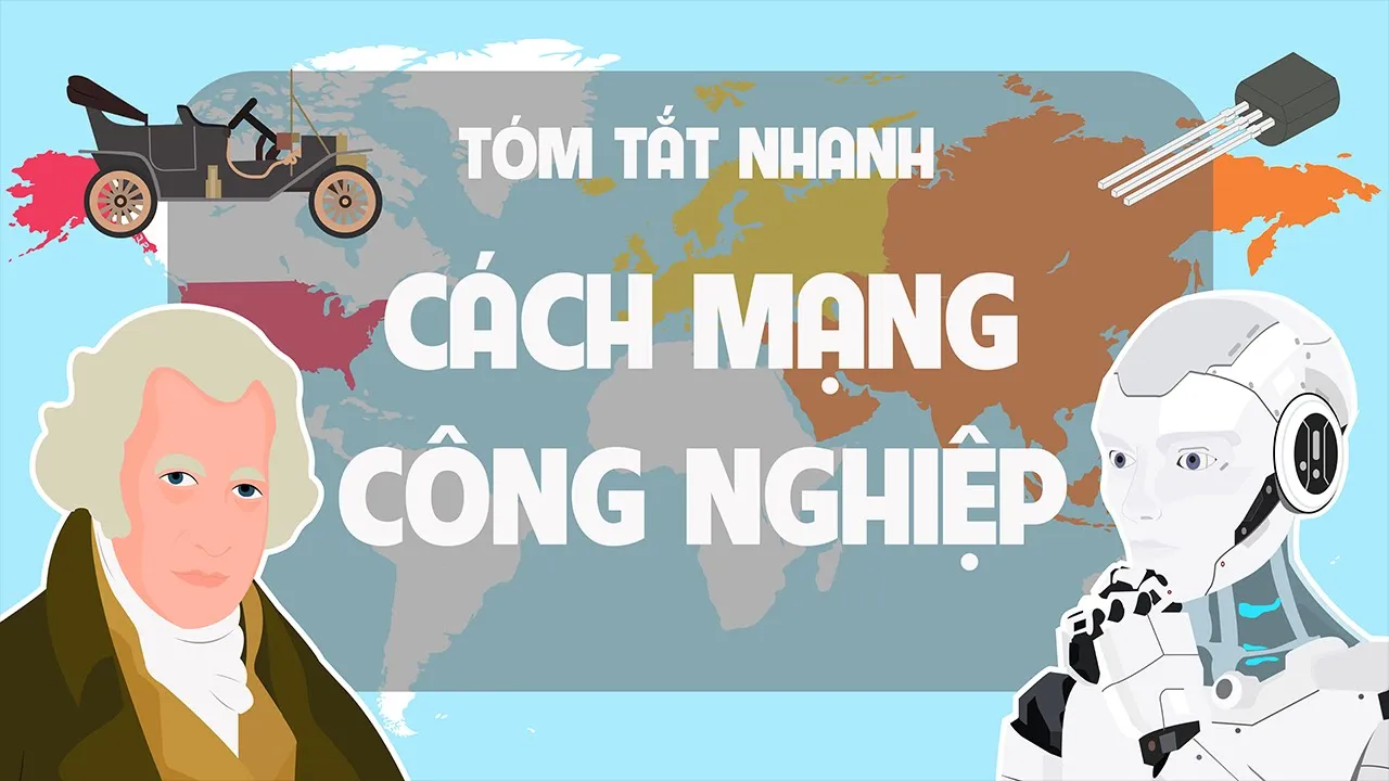 Outline Video Tóm tắt nhanh 4 Cuộc Cách Mạng Công Nghiệp | Kênh tóm tắt lịch sử - EZ Sử
