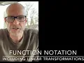 Introduction to Function Notation with Linear Transformations