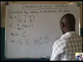 MATRICES INVERSE OF A 3x3 MATRIX determinant matrix of cofactors adjoints Inverse