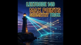 LeetCode 149 Max Points on a Line in less than 5 minutes Math Hash Map Optimization