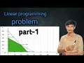 Linear programming problem part - 1 Maximize profit or Maximize sales