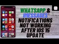 Download Lagu Fix IMessages And WhatsApp Notifications Not Working After iOS 15 Update !! iPhone \u0026 iPad