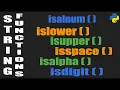 BUILT-IN STRING FUNCTIONS - PYTHON PROGRAMMING Part-2