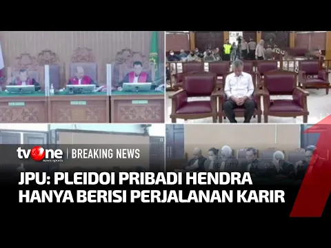 JPU Enggan Tanggapi Pleidoi Pribadi Hendra Kurniawan