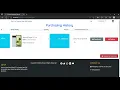 Design a purchase history page using HTML CSS JavaScript and Bootstrap Web Task 35