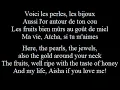 Aicha - Cheb Khaled - French (subs francais -anglais-French-English)
