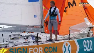 19 Year Old Wins Mini Transat Eurochef Production Class Leg 1 Out of 90 Starters. English Report #10