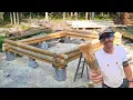 Log Cabin Build on Off-Grid Homestead Solo Challenges Await