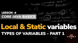 Local Static Variables Types of Variables - Part 1 Lesson
