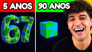MINECRAFT em CADA IDADE da VIDA! 😂