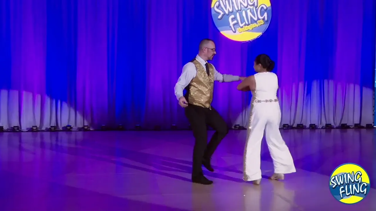 Swing Fling 2024 ProAm Spotlight Regina Castro with Gregory Rollinscott