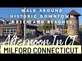 A look at Downtown historical Milford CT Connecticut and beaches