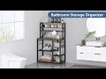 Tribesigns Kitchen Baker s Rack 5-Tier Microwave Cart Oven Stand Industrial Kitchen K0054