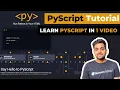 PyScript tutorial in one Pyscript tutorial Run Python in the browser