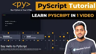PyScript tutorial in one Pyscript tutorial Run Python in the browser