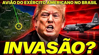 AVIÃO DO EXÉRCITO AMERICANO POUSA NO BRASIL